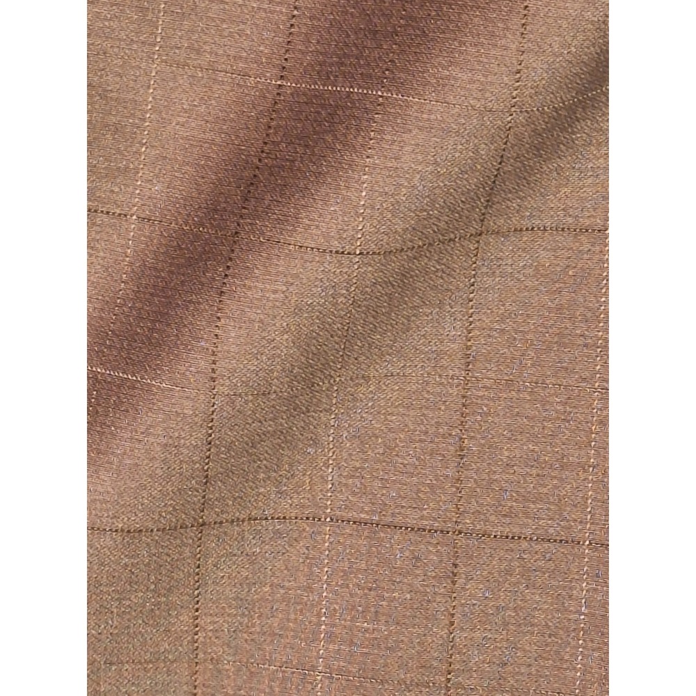 Luca Rossi Mens Plaid Wrinkle Resistant Slacks Trousers W48 I30 Taupe Capri NEW - Picture 12 of 12